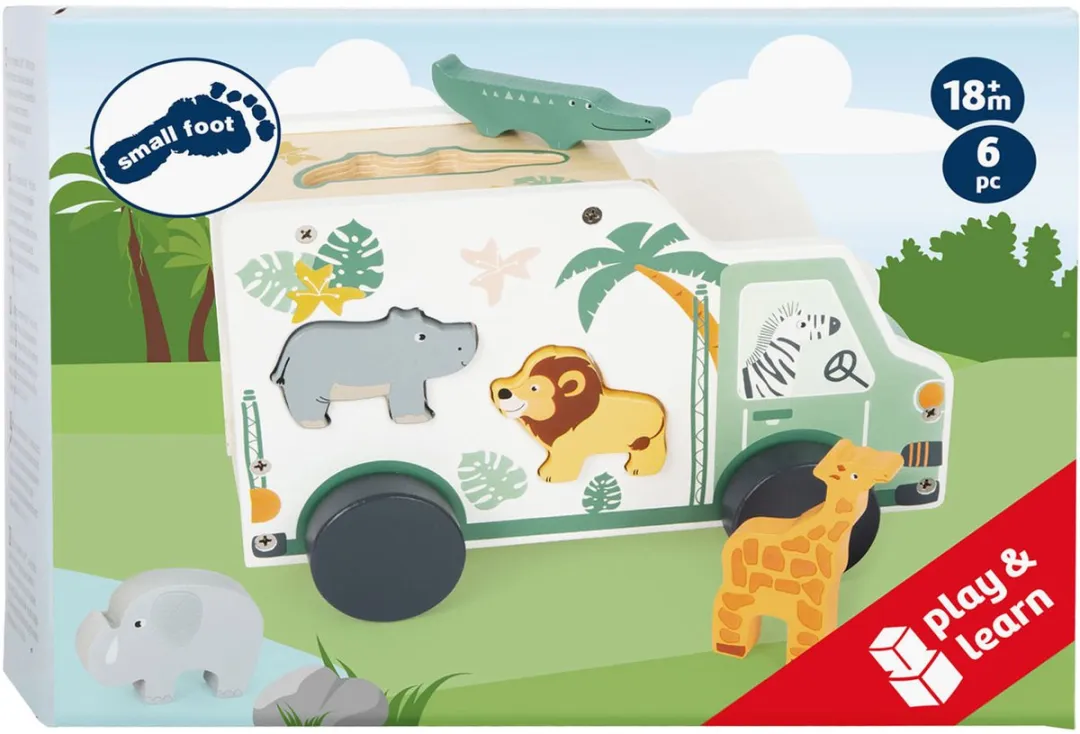Small Foot Houten Vormenstoof Jeep Safari 11700 - Multicolor