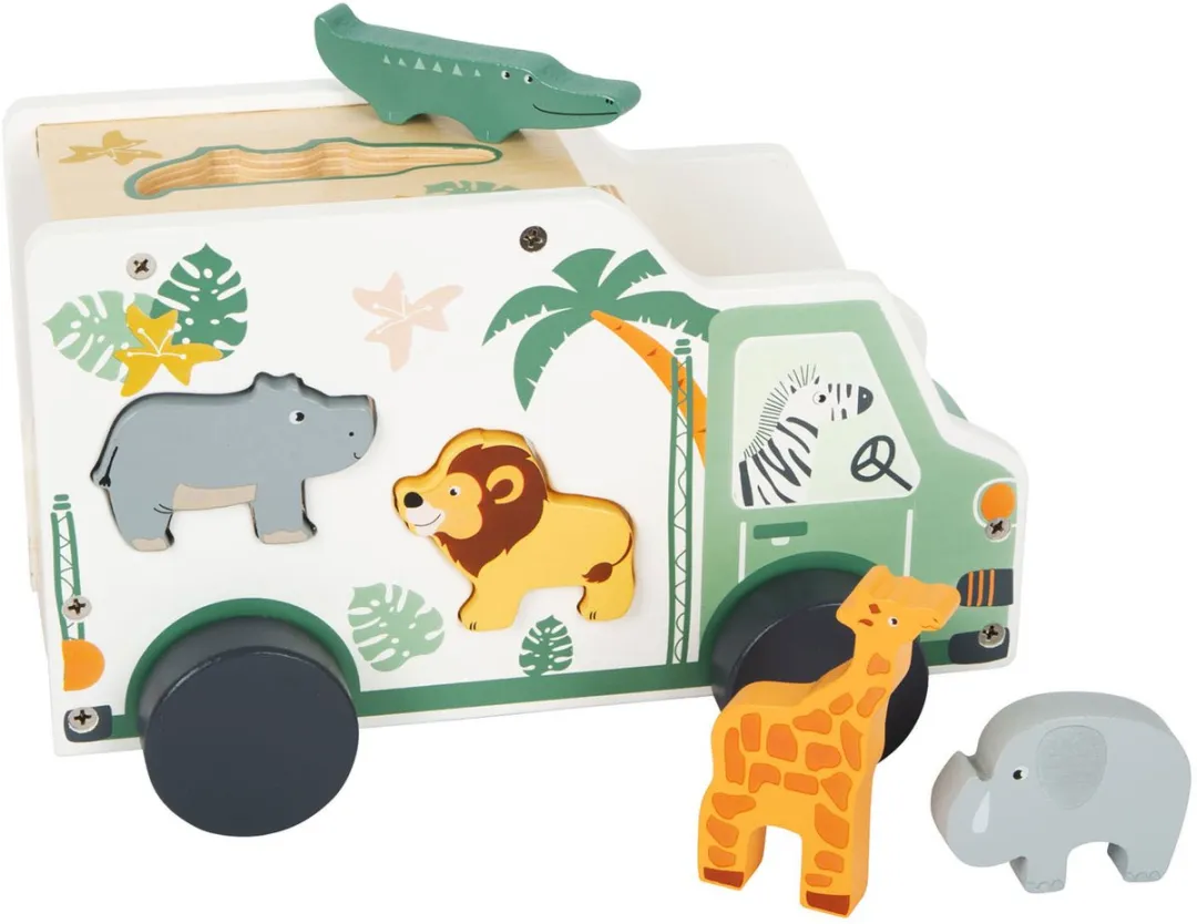 Small Foot Houten Vormenstoof Jeep Safari 11700 - Multicolor