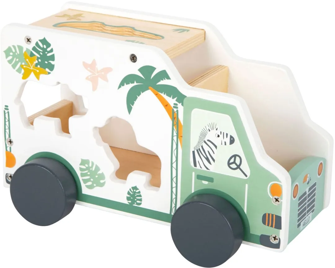Small Foot Houten Vormenstoof Jeep Safari 11700 - Multicolor