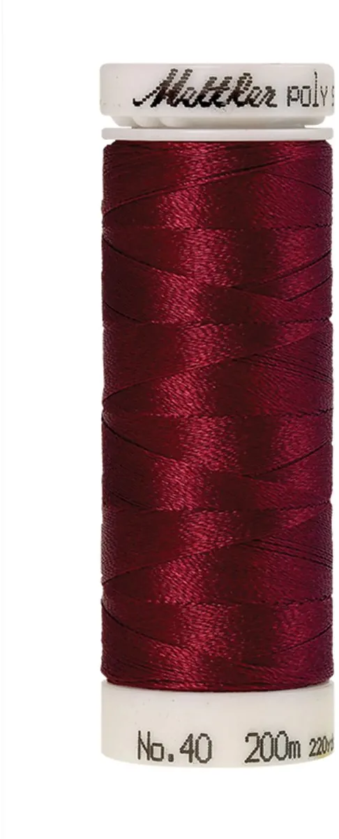 Amann Mettler Polysheen Borduurgaren 200m - Rood