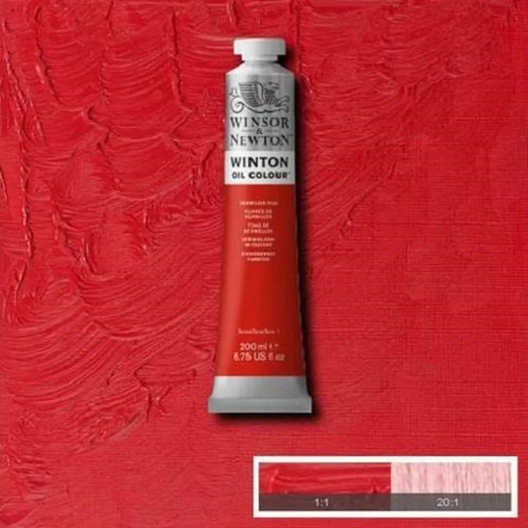 Winsor & Newton Winton Olieverf Vermilion Hue 200ml
