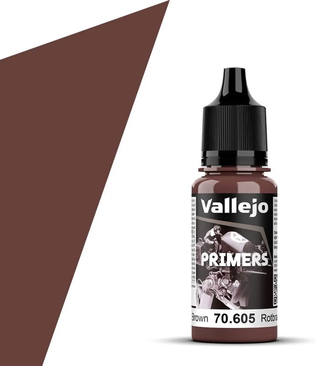 Vallejo Hobbyverf Acrylverf 70605 German Red Brown