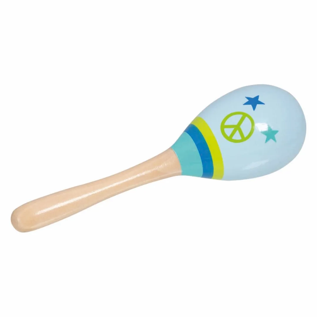 Goki Houten Maracas Peace Design