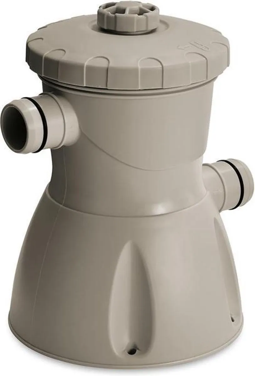 SUMMER WAVES ZWEMBAD QUICK SET 305 X 76 CM DARK DOUBLE RATTAN + FILTERPOMP