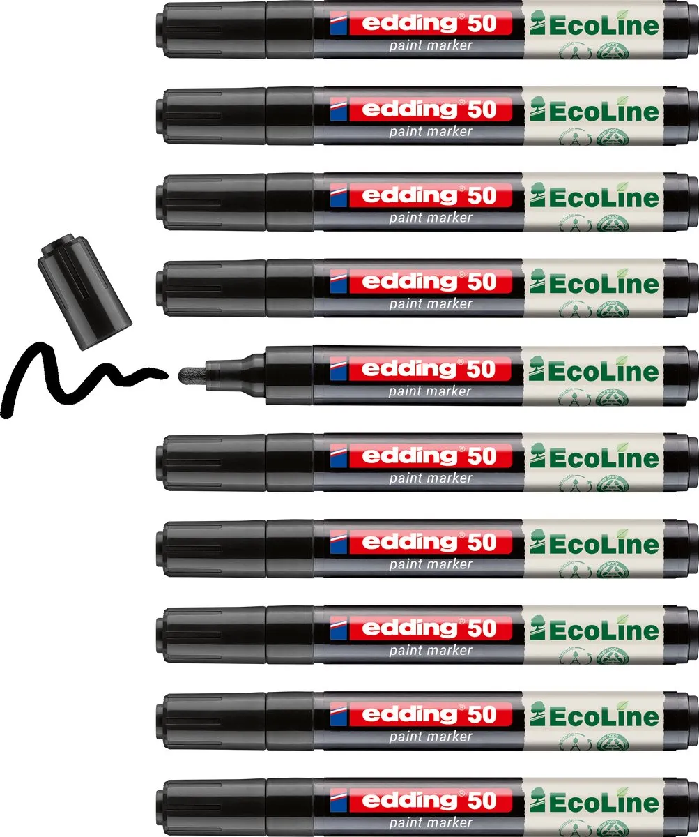 edding 50 EcoLine Verfstift 10 Stuks