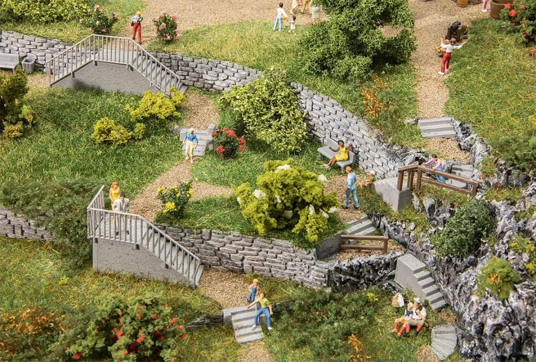 Faller - 1/87 TRAPPENSET (10/22) * - modelbouwsets, hobbybouwspeelgoed voor kinderen, modelverf en accessoires