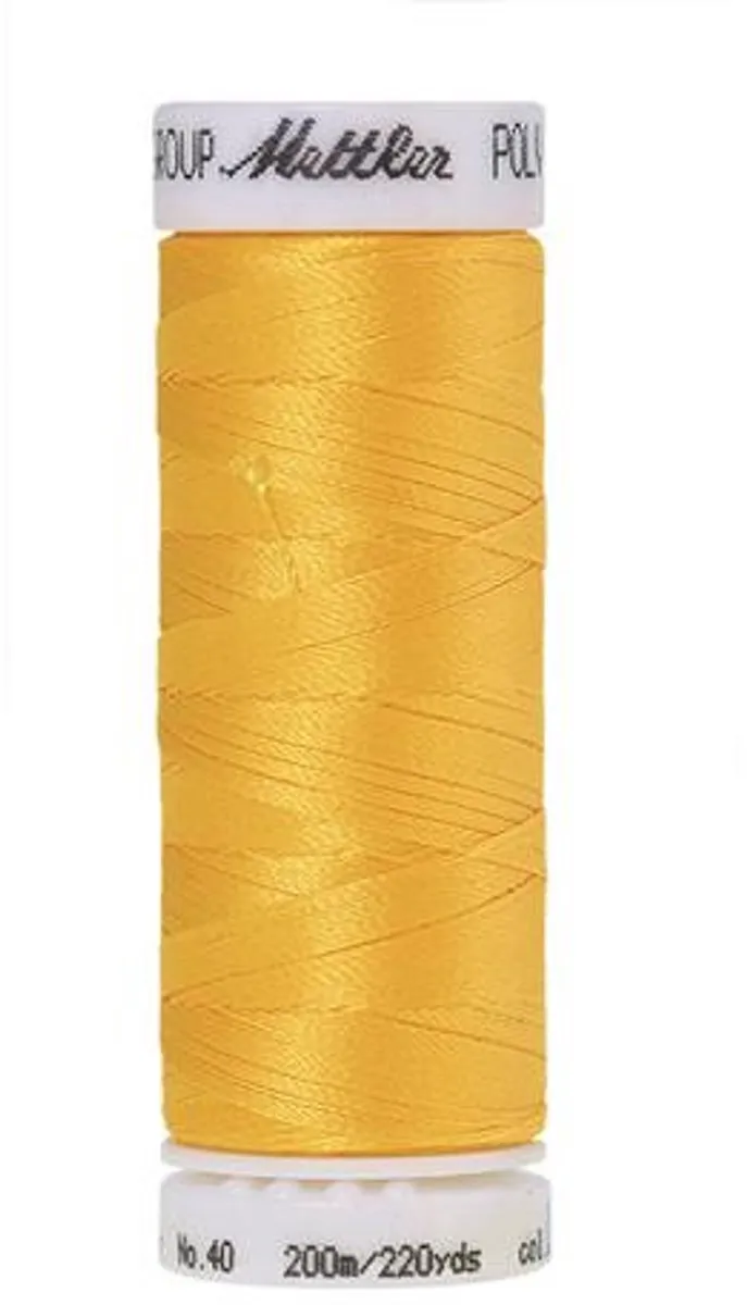 Amann Mettler Polysheen Borduurgaren Geel - 200m