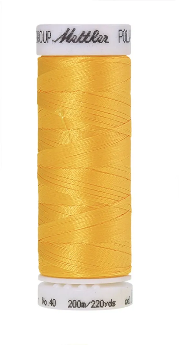 Amann Mettler Polysheen Borduurgaren Geel - 200m
