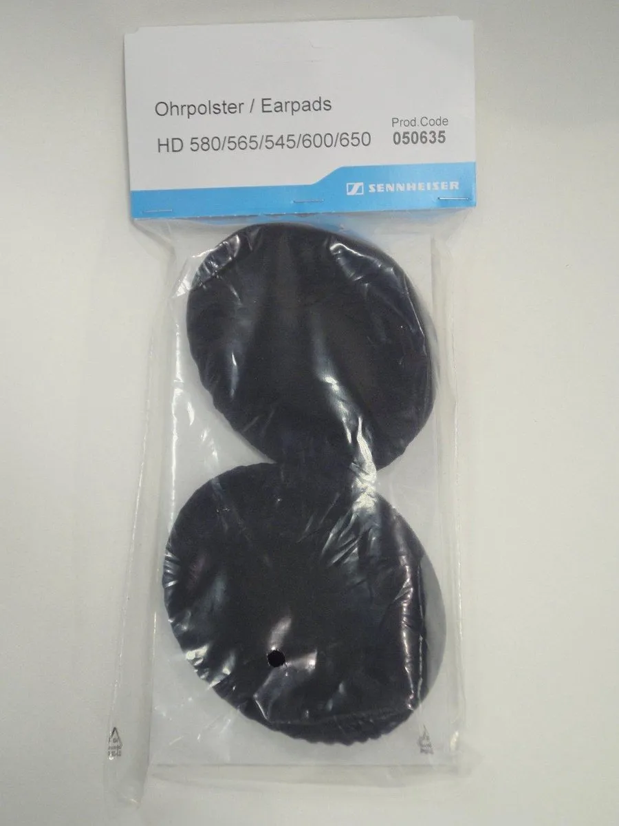 Sennheiser 050635 Oorkussens - HD 545/565/580/600/650 - Zwart