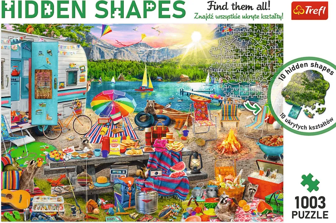 Trefl Hidden Shapes Puzzel 1003 Stuks - Meerkleurig