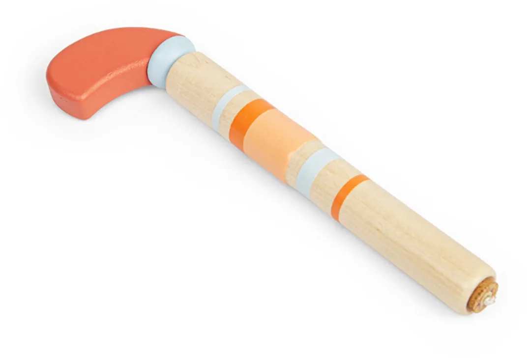 BIGJIGS Houten Pistool met Kurk - Multicolor