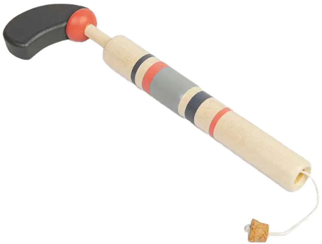 BIGJIGS Houten Pistool met Kurk - Multicolor