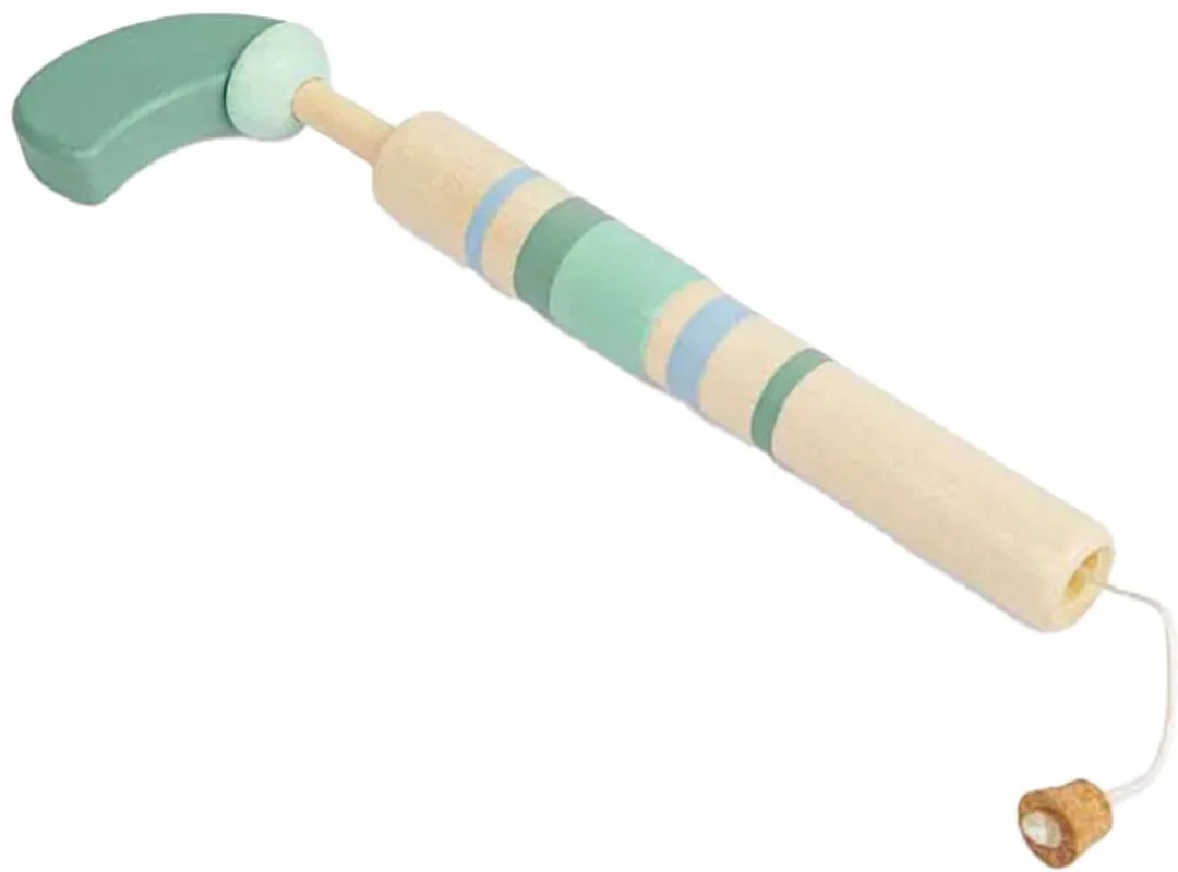 BIGJIGS Houten Pistool met Kurk - Multicolor