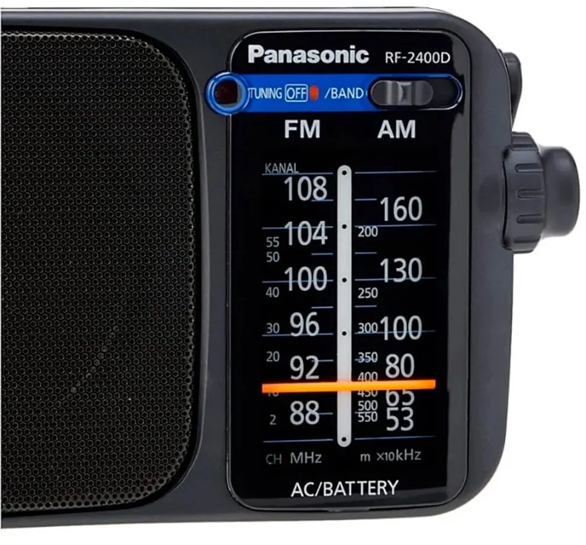 Panasonic RF-2400DEG Transistorradio - Zwart