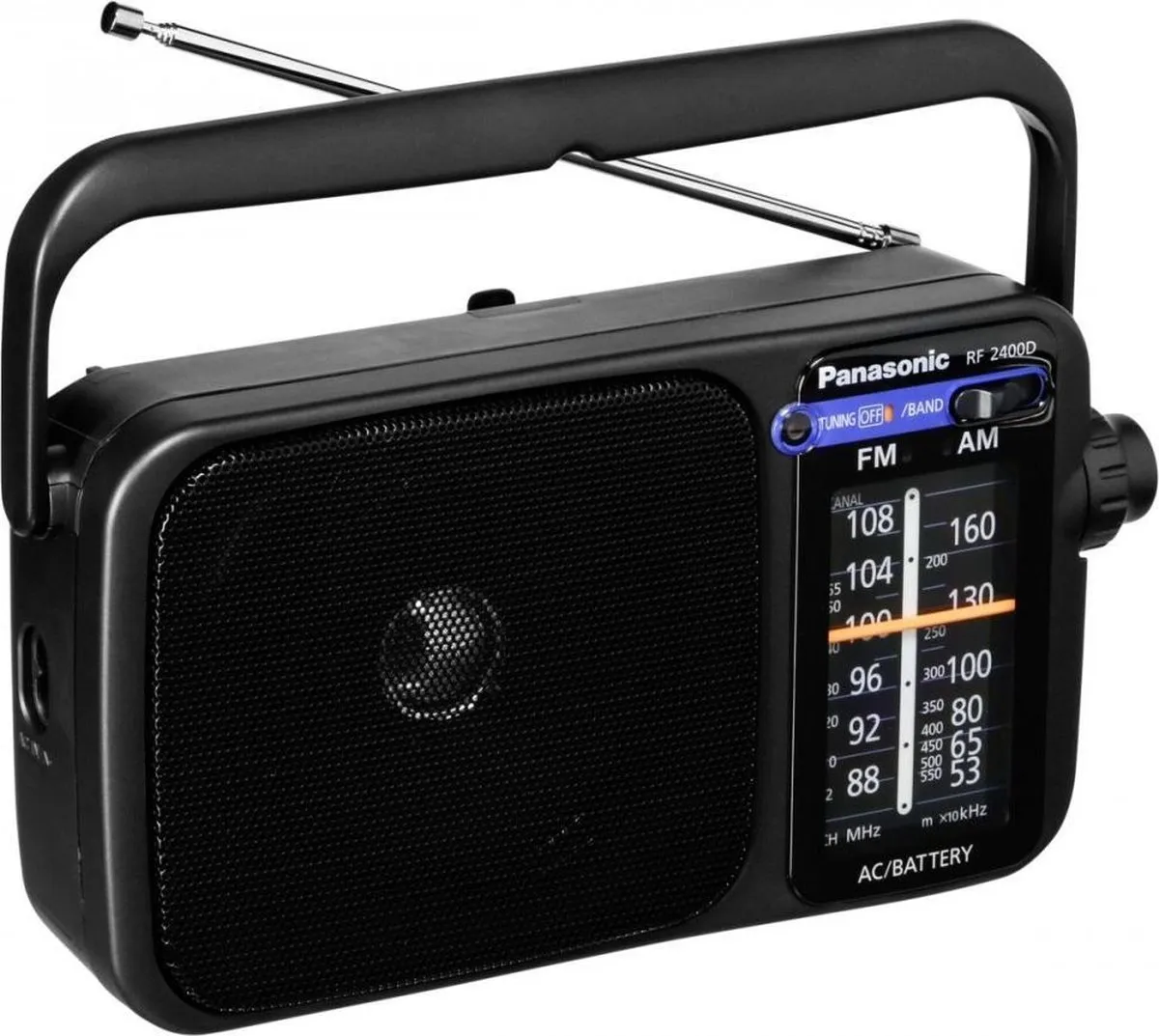 Panasonic RF-2400DEG Transistorradio - Zwart