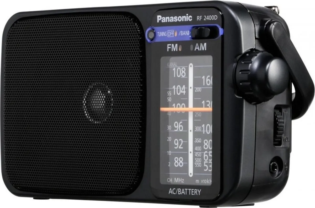 Panasonic RF-2400DEG Transistorradio - Zwart