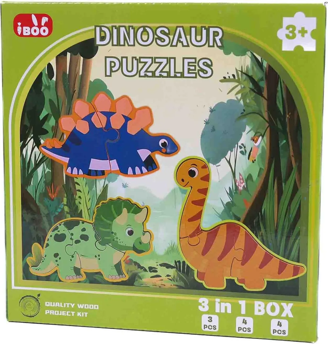 PIA Soft Toys Self Painting Dinosaurus Puzzel