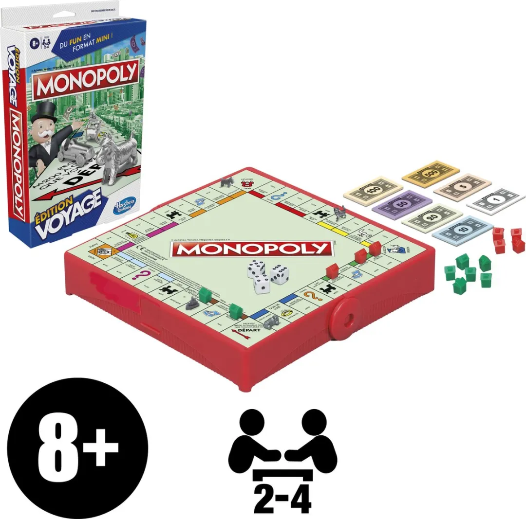 Hasbro Gaming Monopoly Grab & Go F8256FR0 Bordspel - 2-4 Spelers