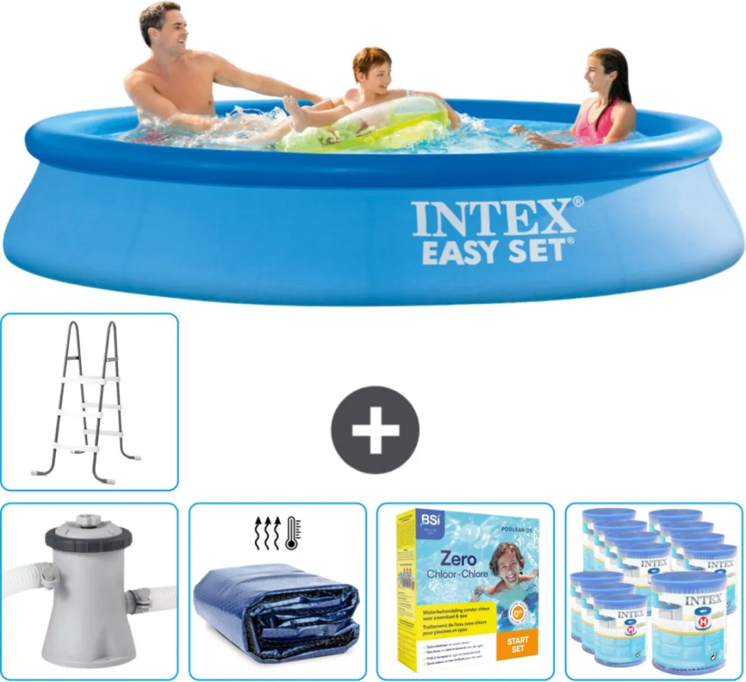 Intex Easy Set Zwembad 305x61cm Blauw