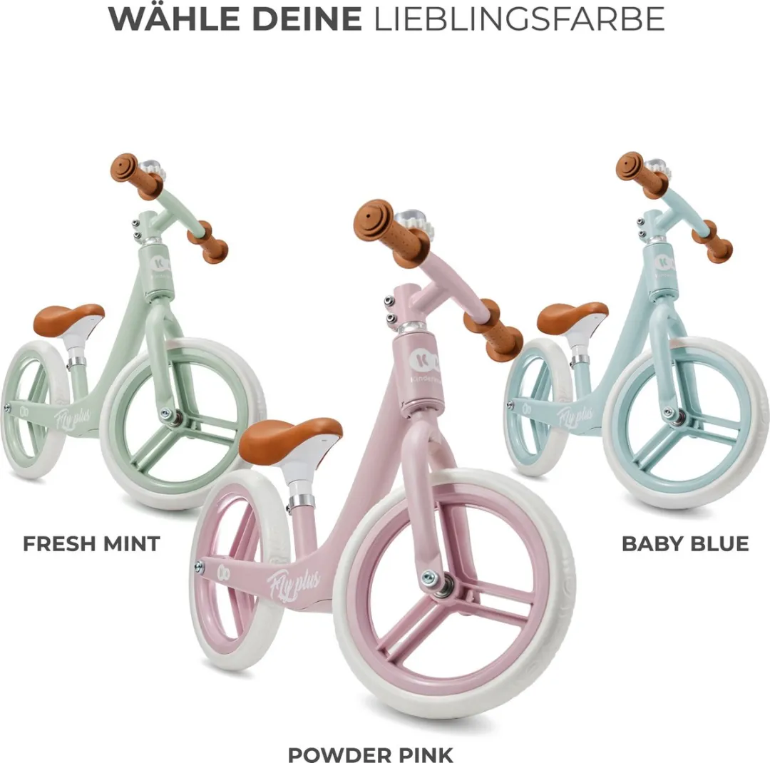 KinderKraft FLY PLUS Loopfiets 12 Inch - Fresh Mint