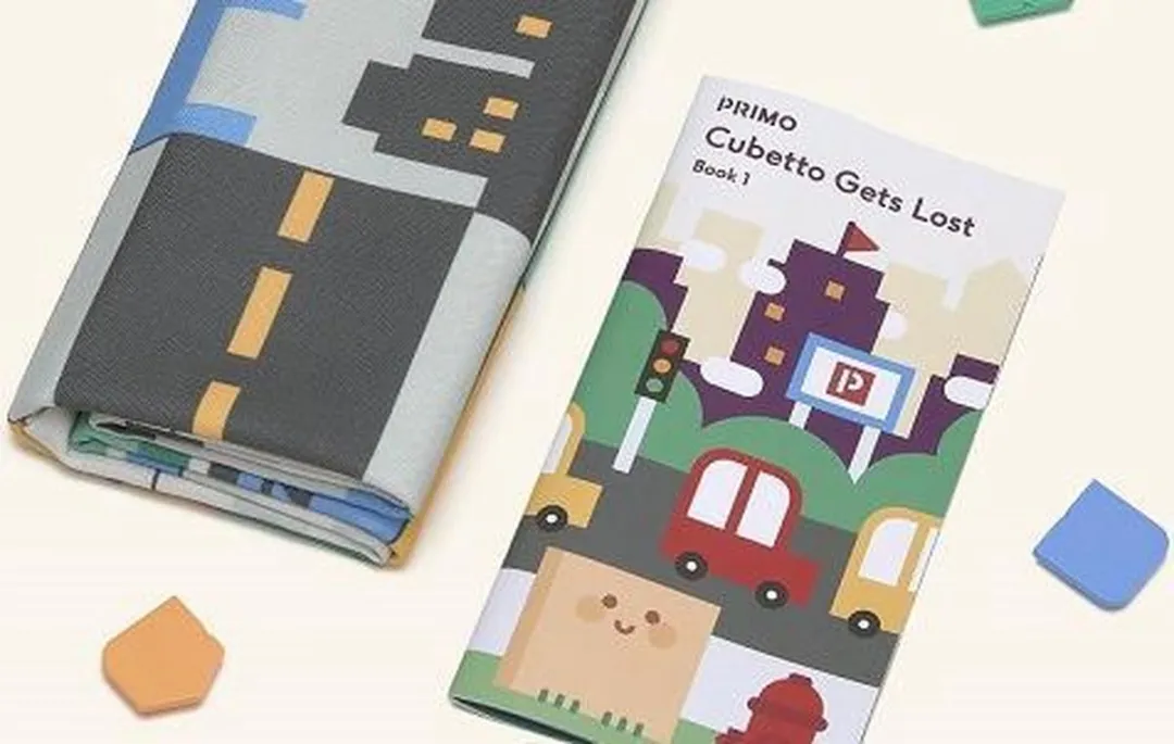 Primo Toys PRIMO010A-DE Cubetto STEM Coding Adventure Pack Big City Uitbreidingsset – Vanaf 3 jaar