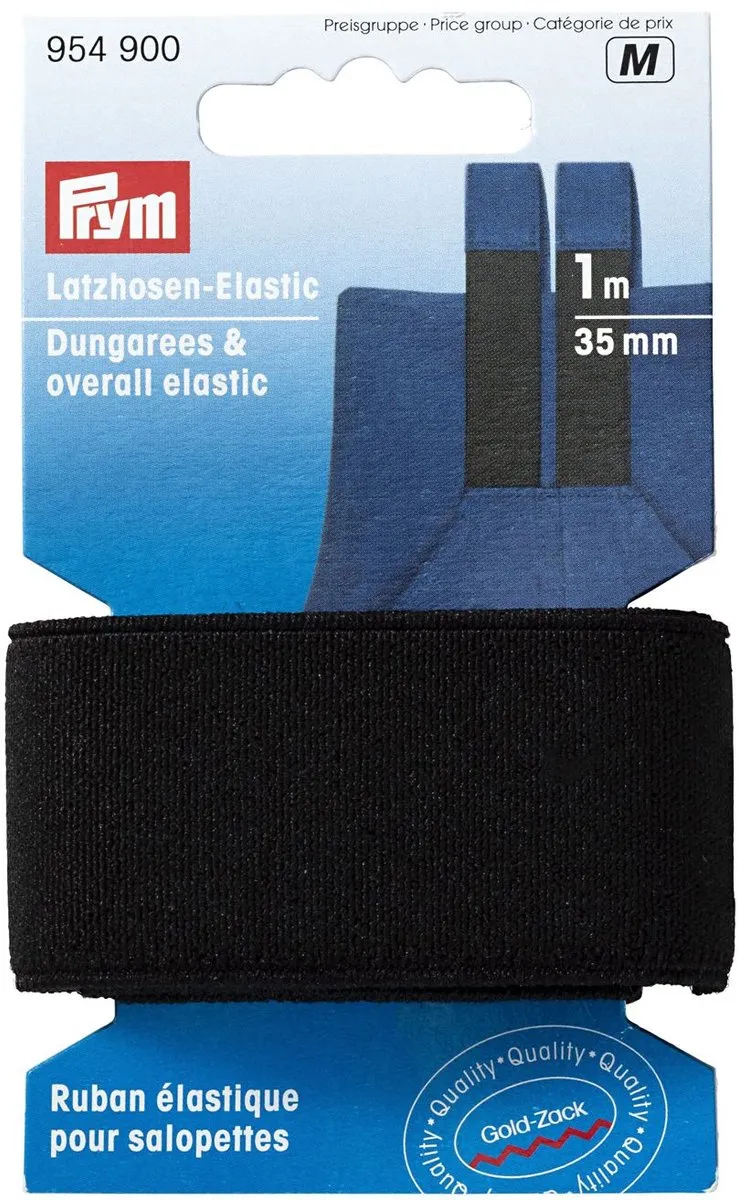 Prym Overallelastiek 35mm - Zwart - 1m - afbeelding 3 van 3