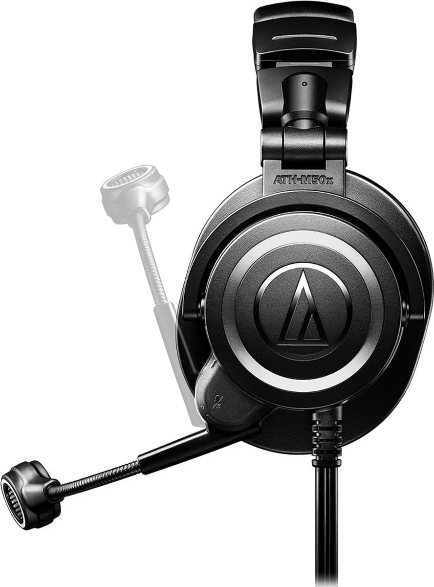 Audio-Technica ATH-M50xSTS-USB Headset - Zwart - afbeelding 3 van 6