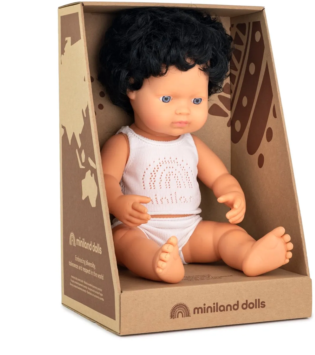 Miniland Babyjongen 38cm Multicolor