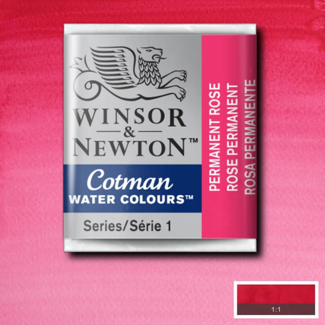 Winsor & Newton Cotman Aquarelverf Permanent Rose - 1 Kleur
