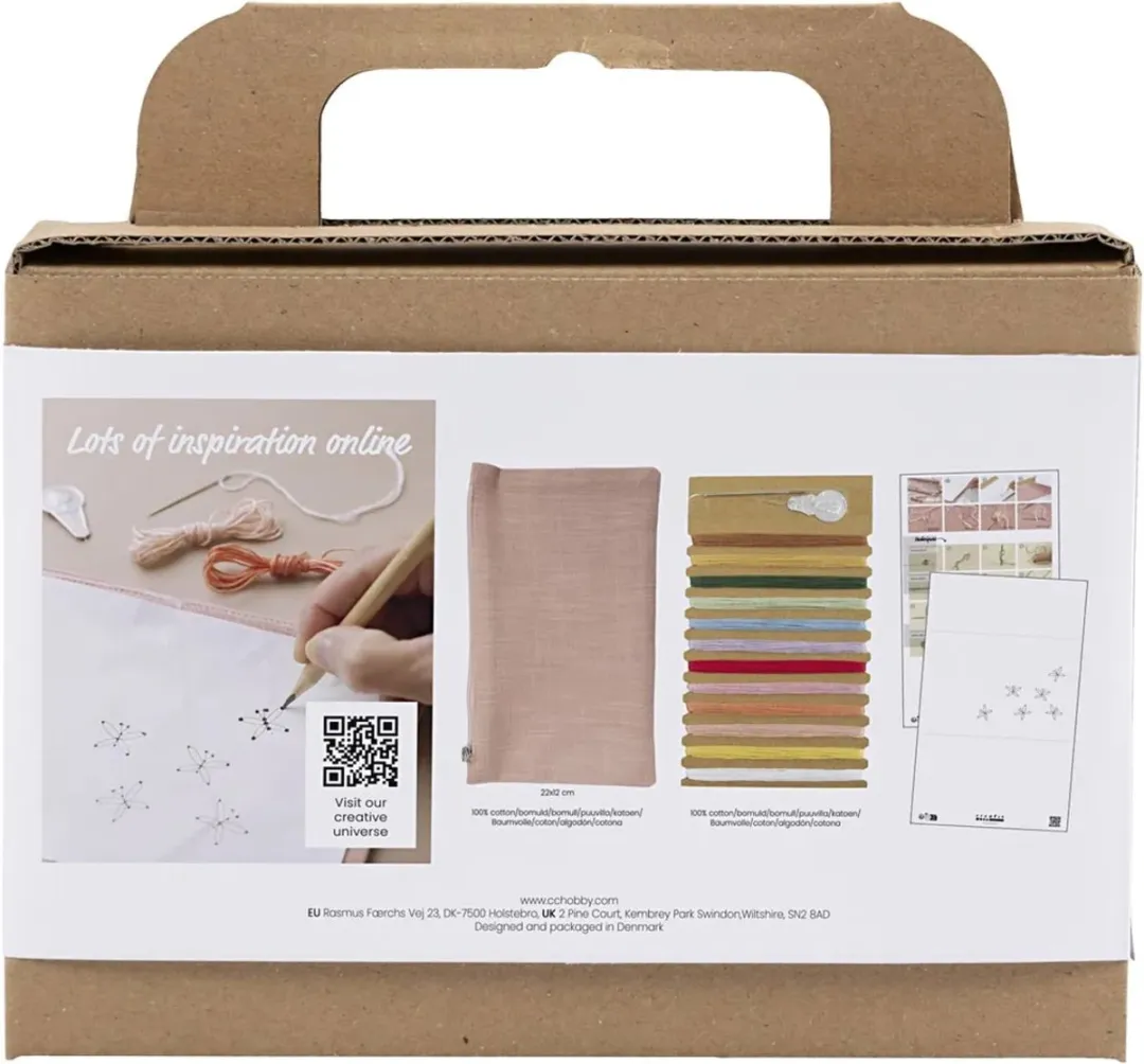 Creativ Company Mini Creative Box Borduren Clutch - Multicolor