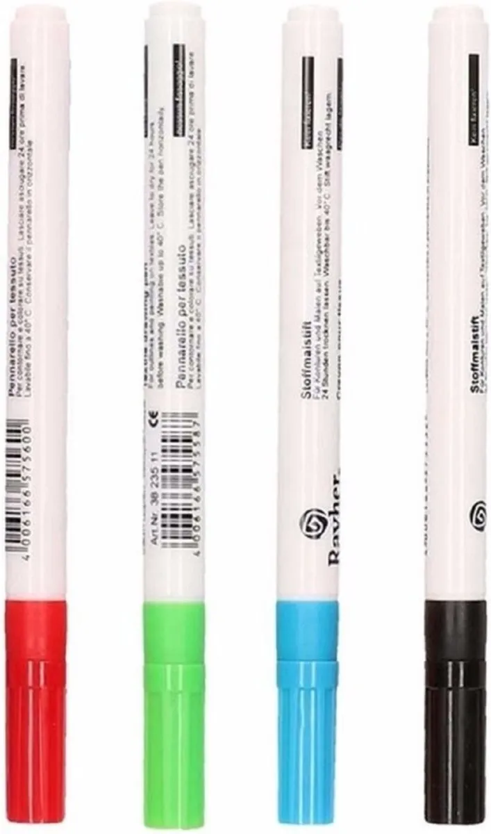 Rayher Textielstiften Set