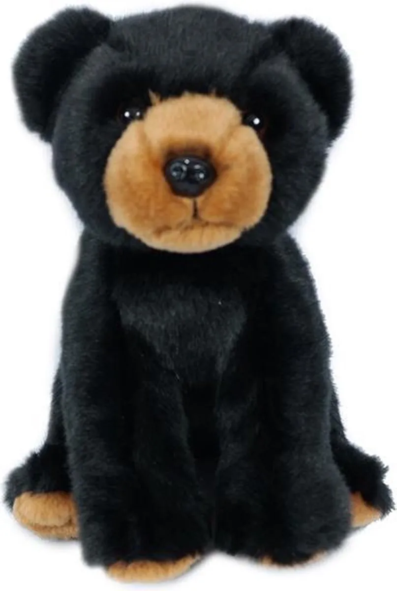 PIA Soft Toys Beer Sam - Zwart 20cm