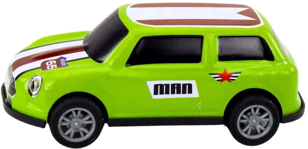 Lean Toys Mini Pull-Back Speelgoedauto's - 12 Stuks - afbeelding 4 van 5