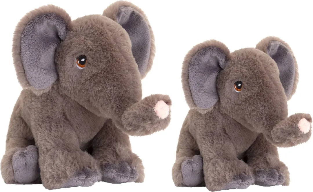 Keel Toys Pluche Olifanten Set