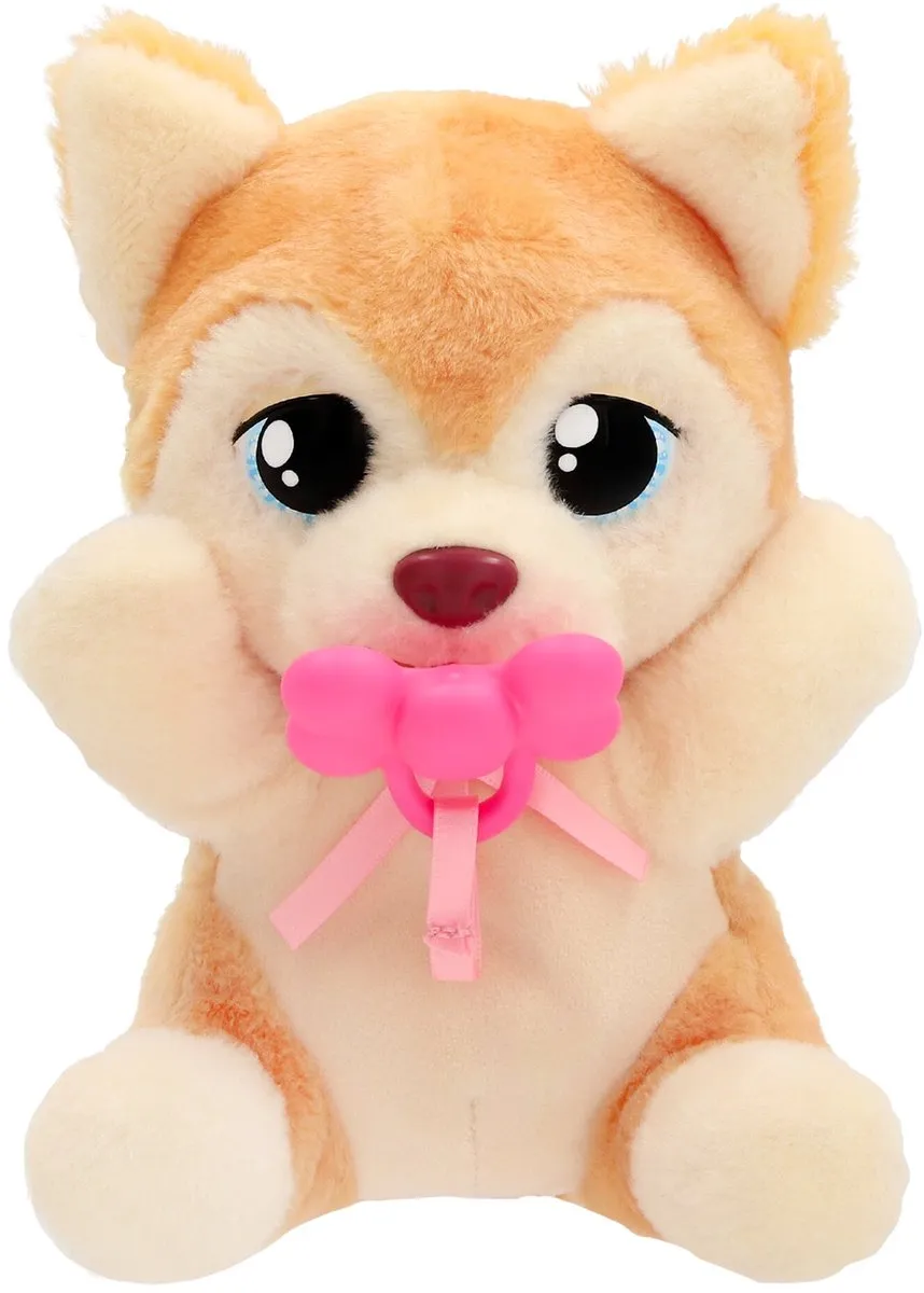 Imc Toys Baby Paws Yummy Shiba Interactieve Pluchen Knuffel - Beige - afbeelding 6 van 6