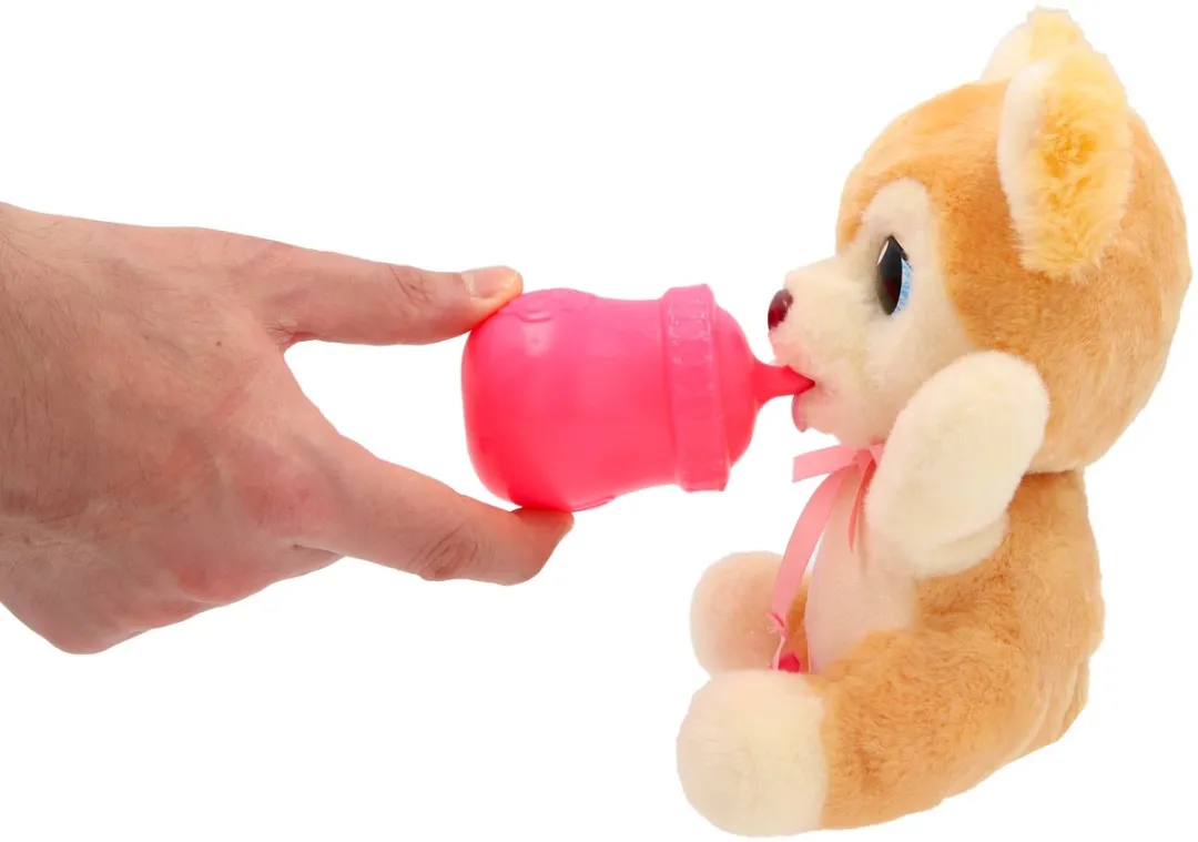 Imc Toys Baby Paws Yummy Shiba Interactieve Pluchen Knuffel - Beige