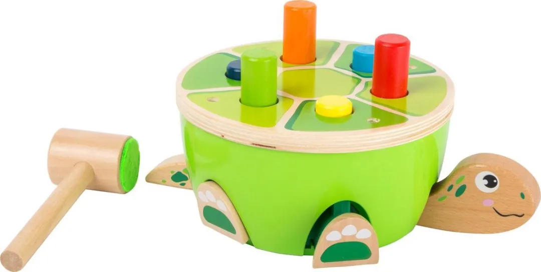 Small Foot Hamerbank Schildpad 8-delig - Multicolor