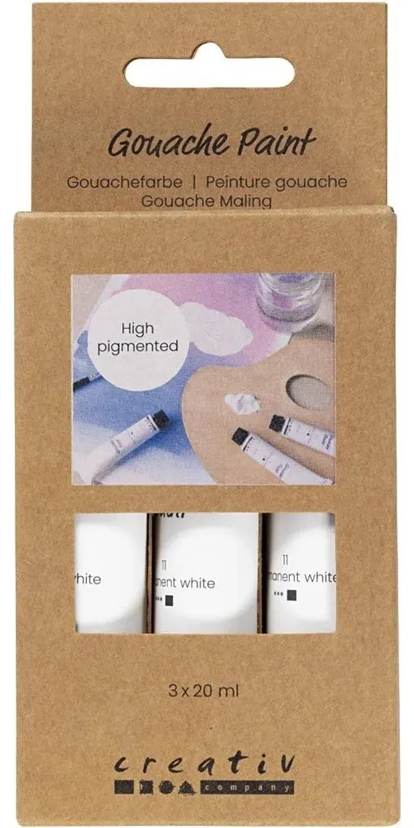 Creativ Company Gouacheverf Wit - 60ml