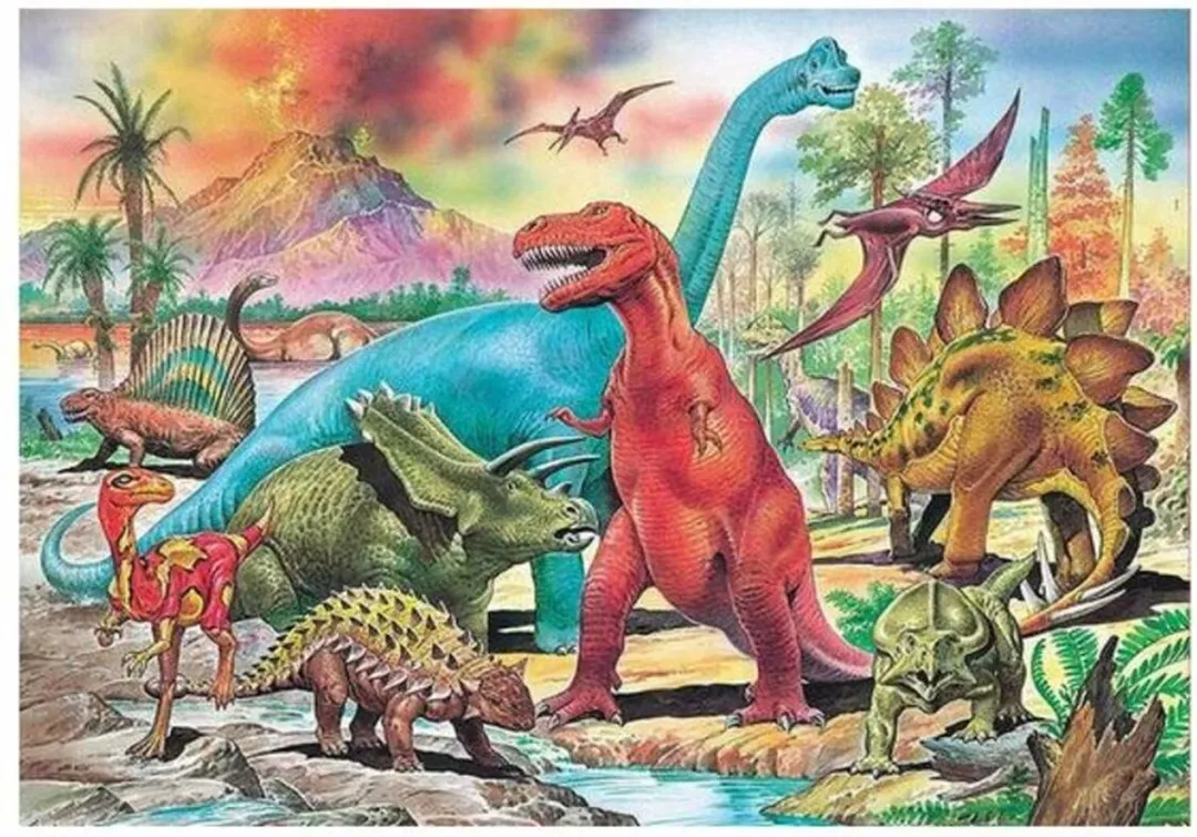 Educa Dinos Puzzel 100 Stuks - Multicolor