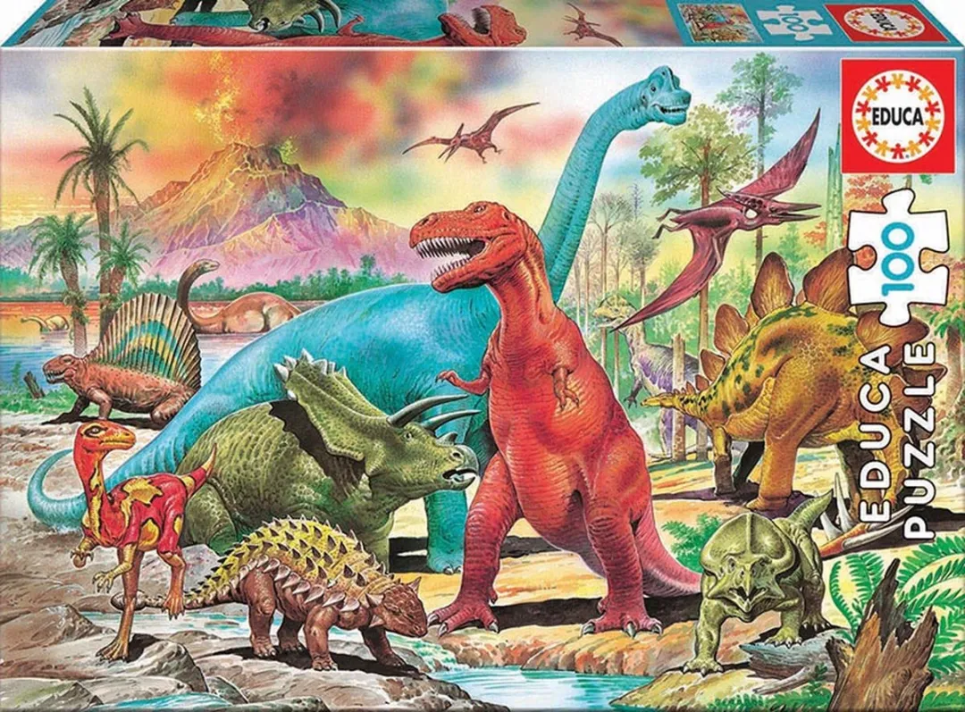 Educa Dinos Puzzel 100 Stuks