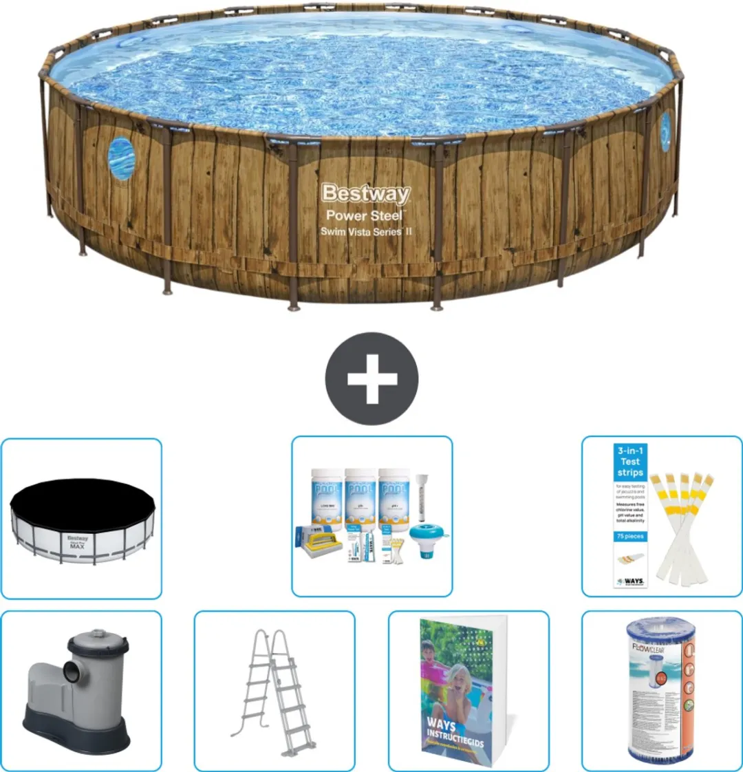 Bestway Swim Vista Zwembad 549cm