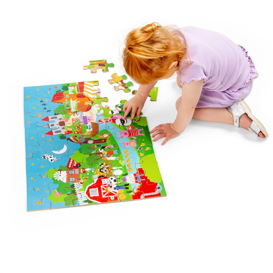 BIGJIGS Vloerpuzzel Rijmpje 069162 - Multicolor