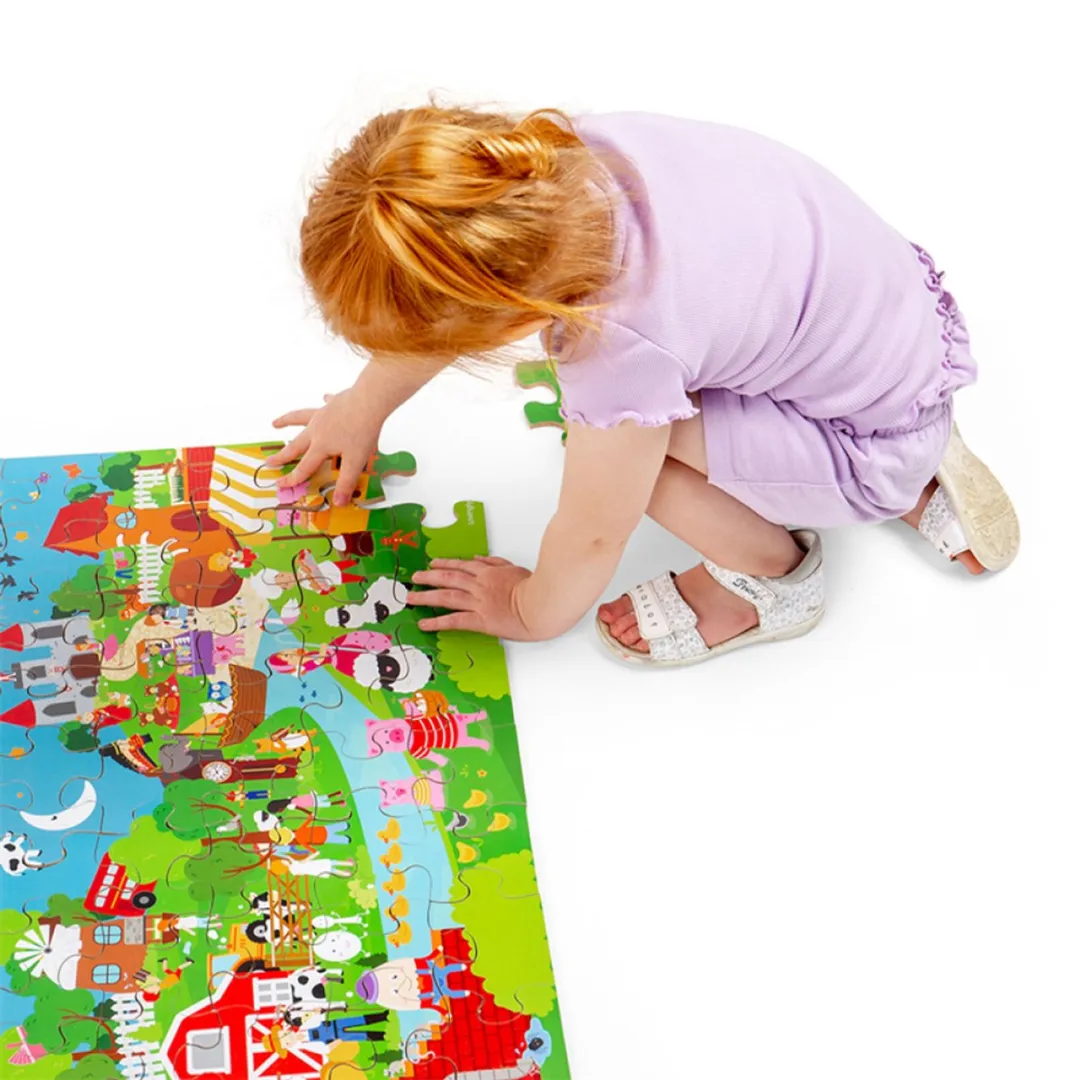 BIGJIGS Vloerpuzzel Rijmpje 069162 - Multicolor
