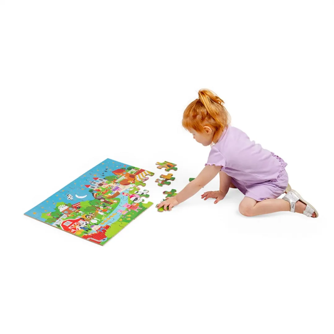BIGJIGS Vloerpuzzel Rijmpje 069162 - Multicolor