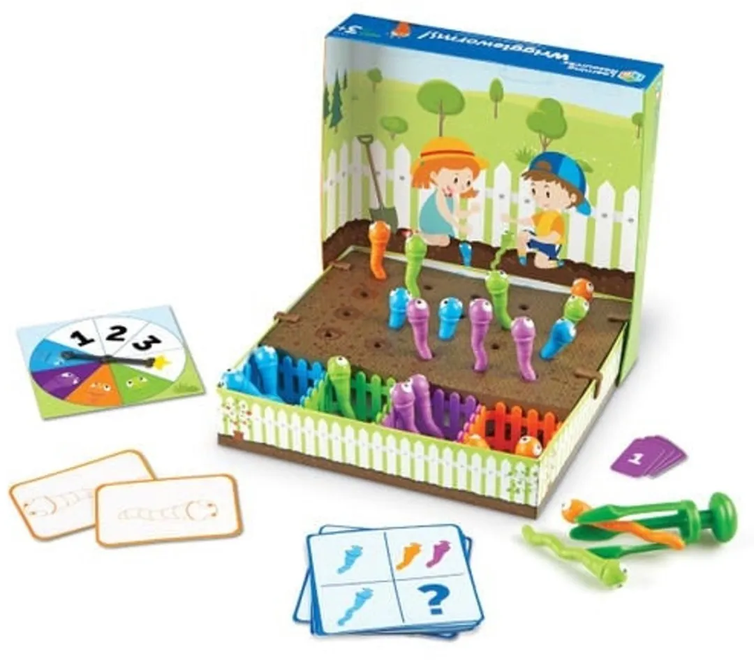 Learning Resources Motoriek! Veggie Farm & Wriggle Worms - Sorteerset - afbeelding 2 van 3