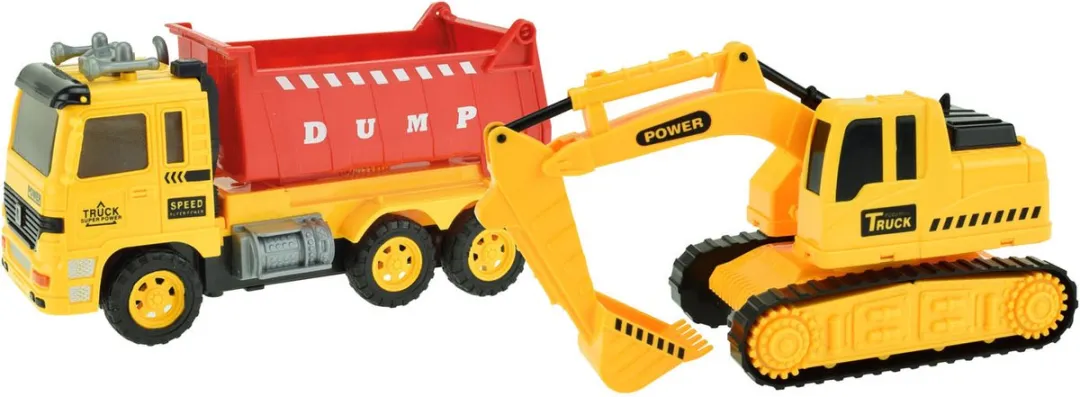 Toi-Toys Kiepwagen met Graafmachine 24069A