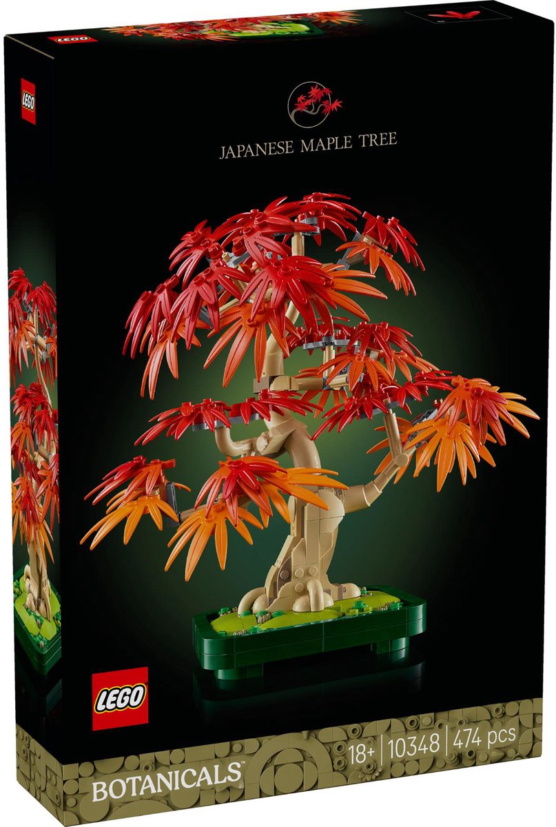 LEGO Botanicals Japanse Esdoorn Bonsaiboompje - 10348