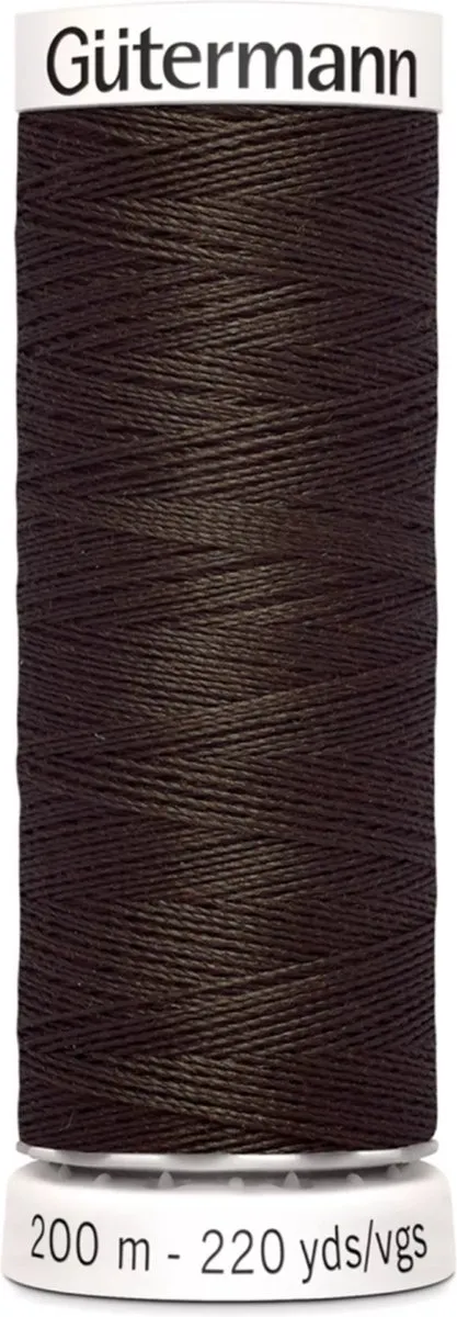 Gutermann Polyester Naaigaren 200m - Bruin - afbeelding 4 van 6