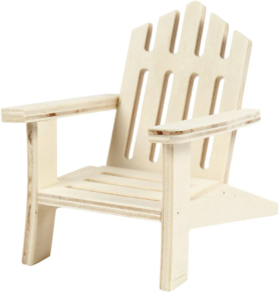 Creativ Company Triplex Tuinstoel - 9x7,5x9,5cm Multicolor