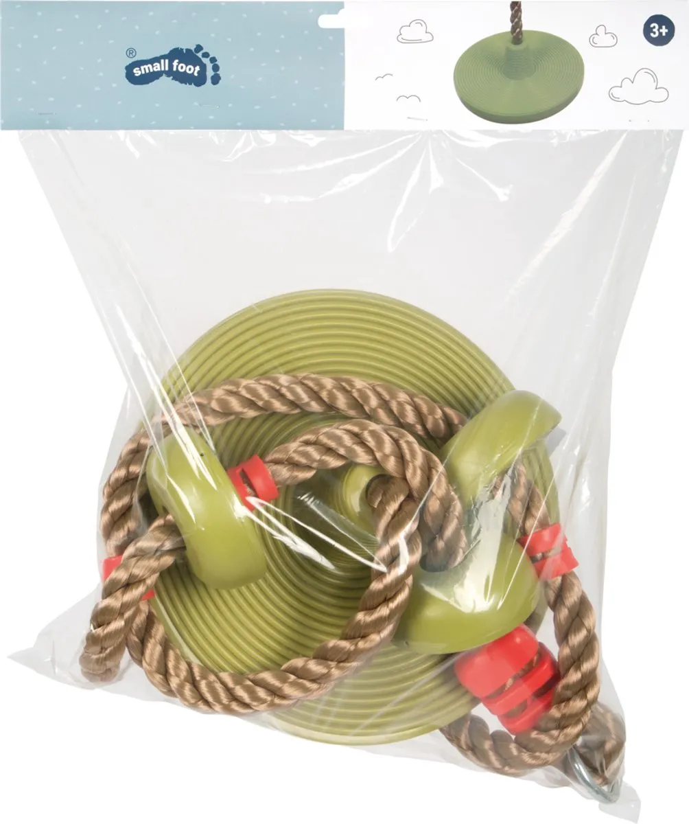 Small Foot Klimtouw & Schommel 2in1 190cm - Groen